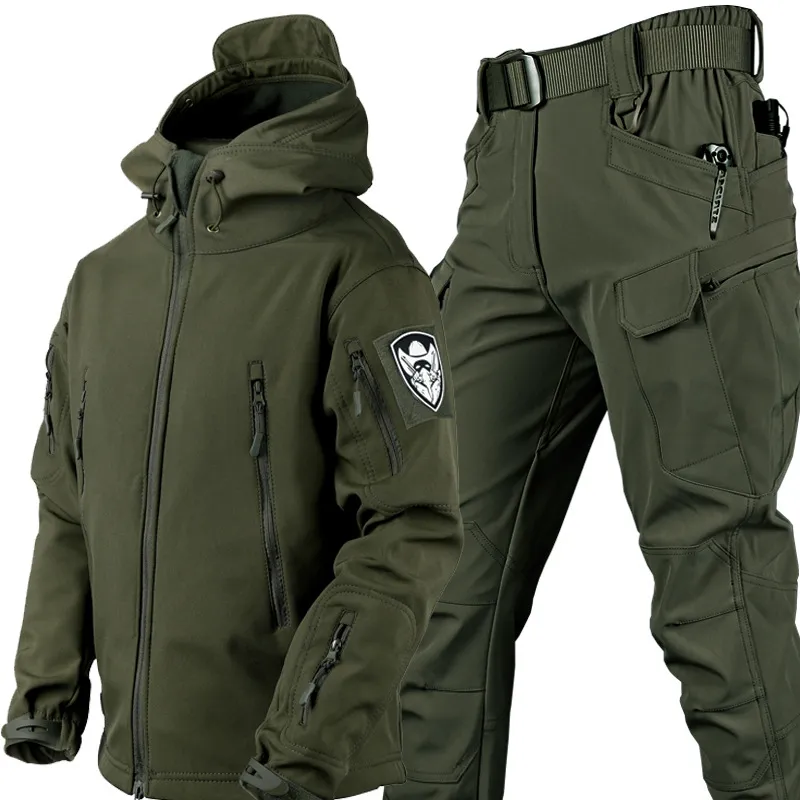 Heidi-Mode | Taktische Wind und Wasserdichte Outdoor-Jacke und Hose - Image 4