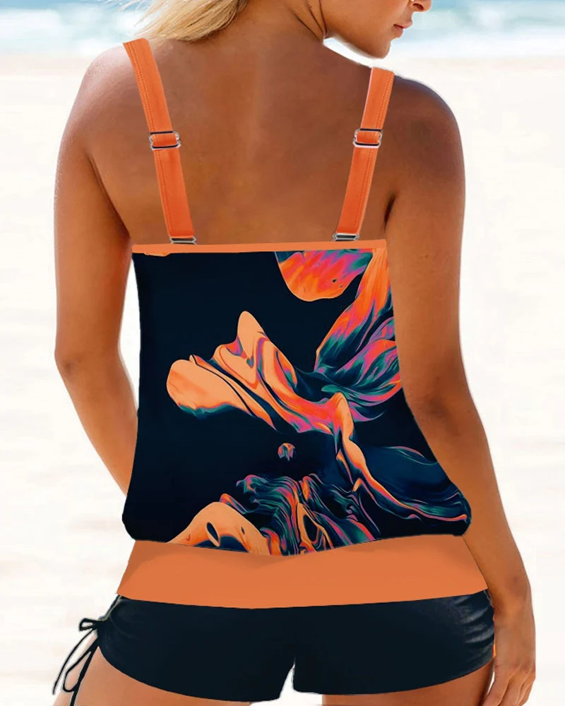 Heidi-Mode | Tankini Badeanzug mit Stilvollem Druck - Image 2
