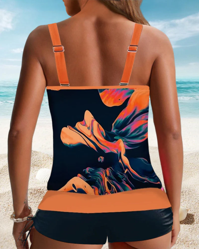 Heidi-Mode | Tankini Badeanzug mit Stilvollem Druck - Image 3