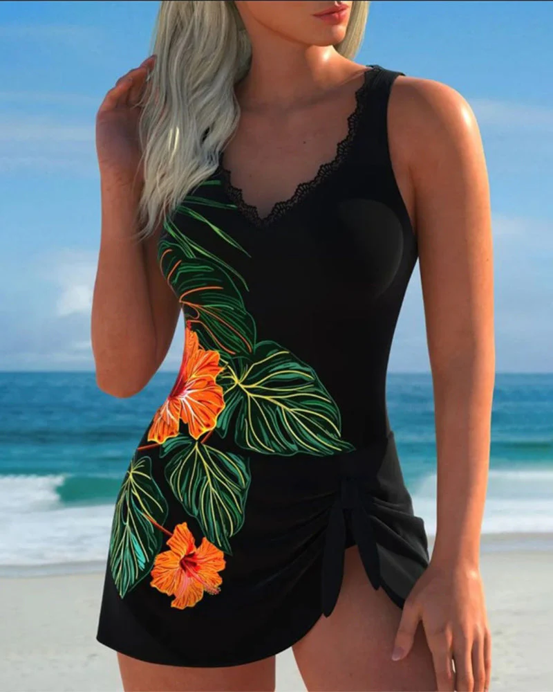 Heidi-Mode | Tankini Blumenmuster