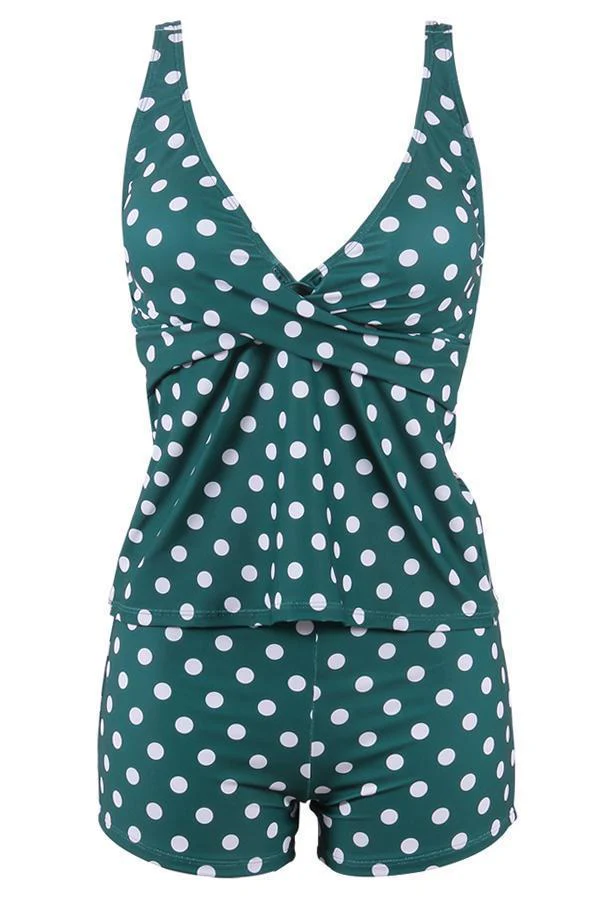 Heidi-Mode | Tankini Satz mit Polkadot für Damen - Image 3