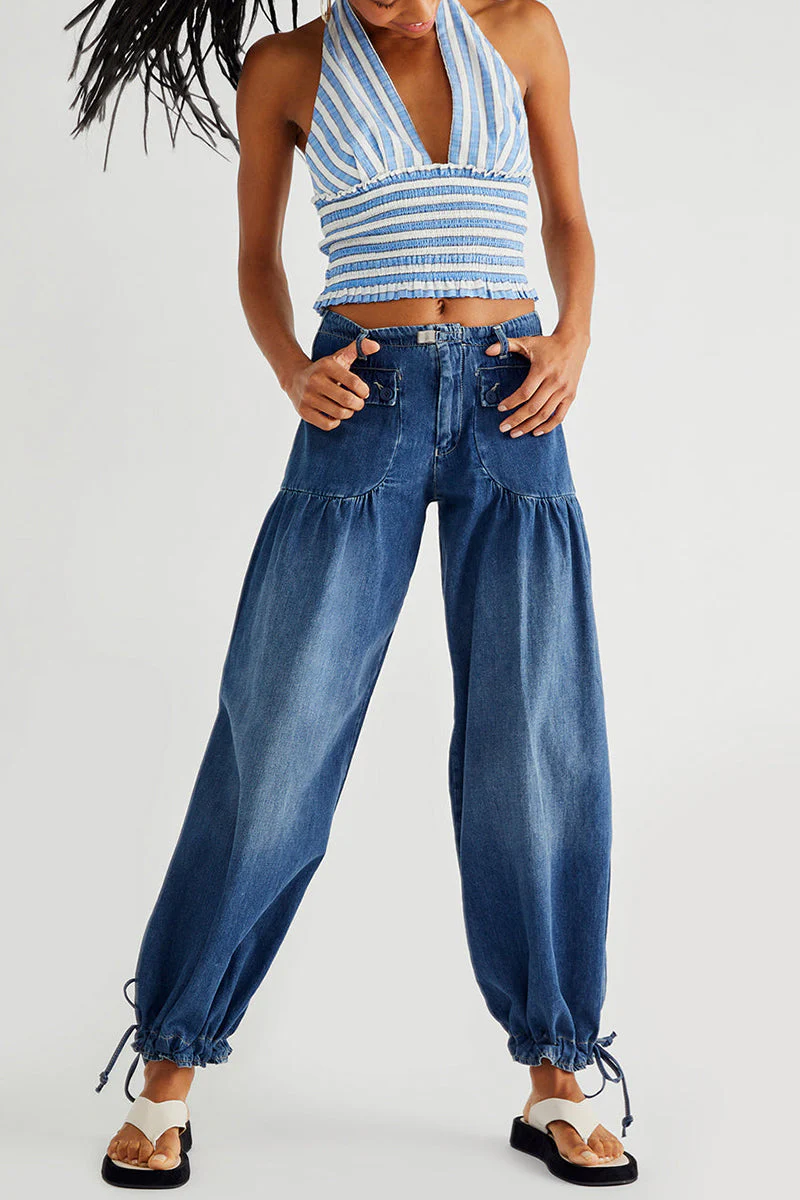 Heidi-Mode | Taschen Schnürung Ballon Jeans - Image 17
