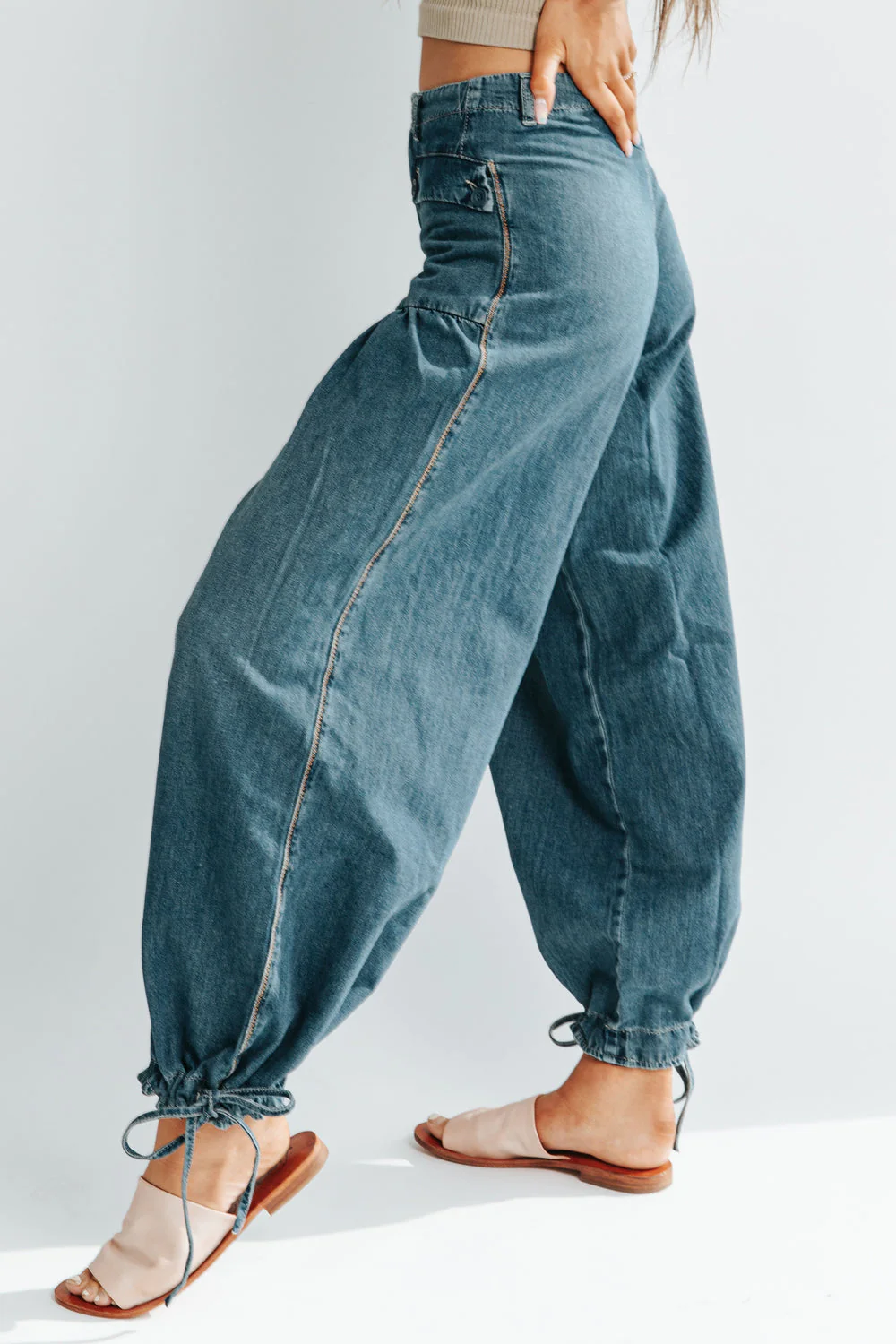 Heidi-Mode | Taschen Schnürung Ballon Jeans - Image 8