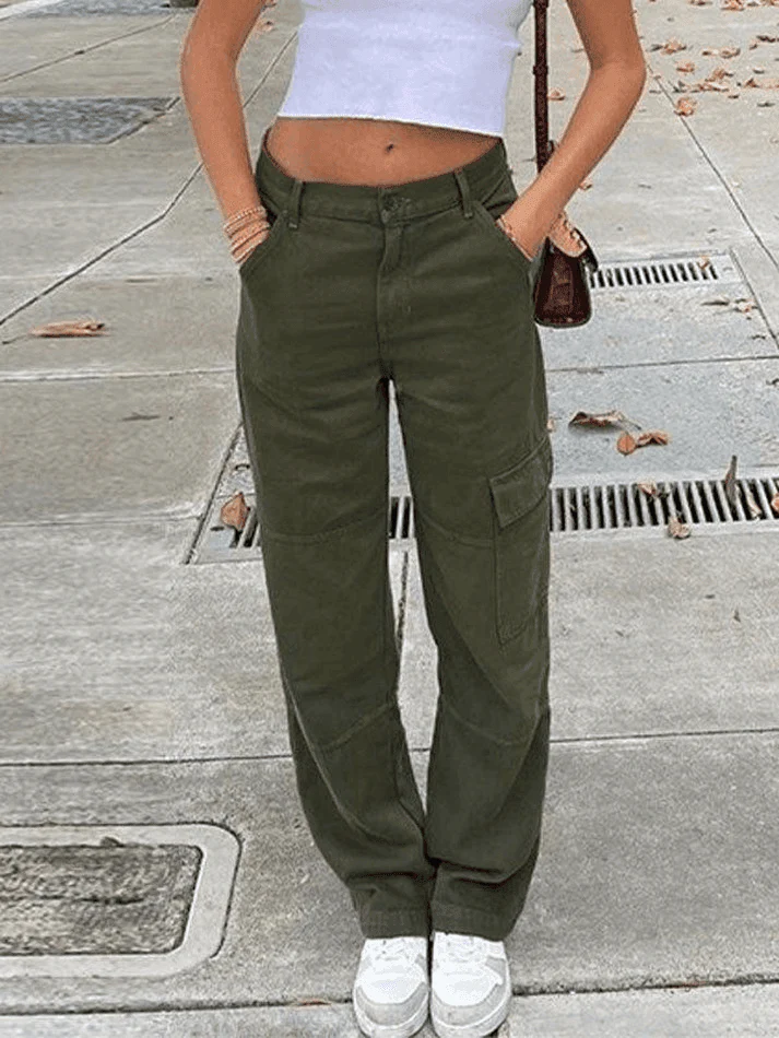 Heidi-Mode | Taschenveredelte Gerade Cargojeans - Image 2