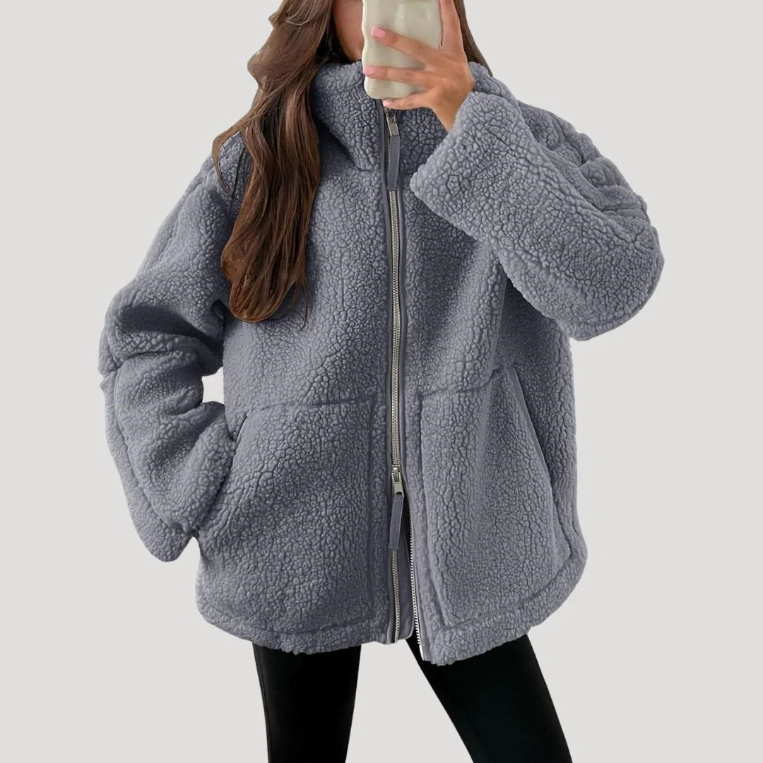 Heidi-Mode | Teddy Fleece Jacke Warm Weich und Bequem - Image 7