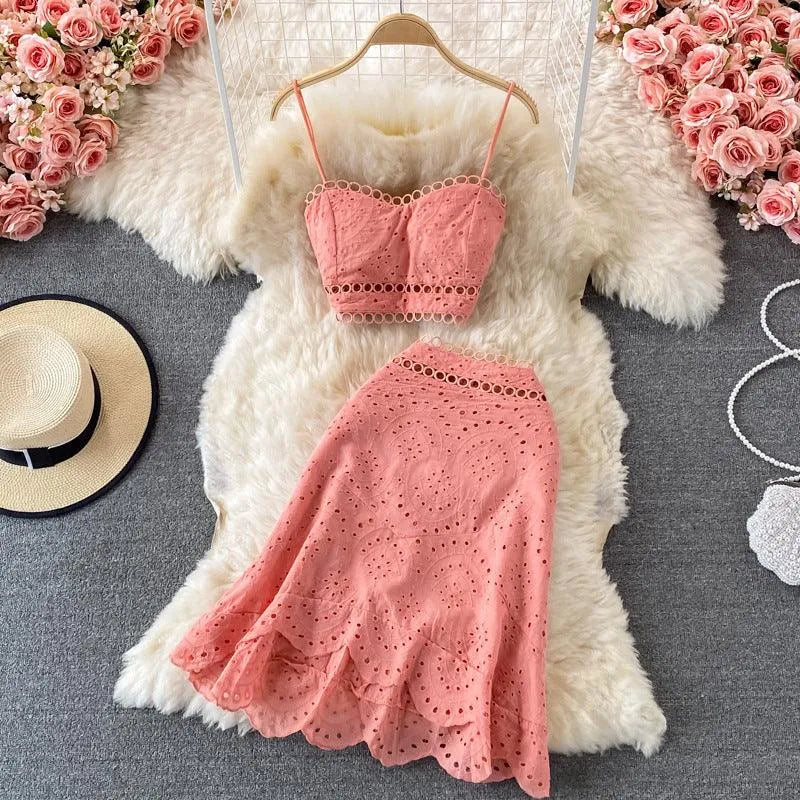 Heidi-Mode | Top And Skirt With Ruffles - Image 8