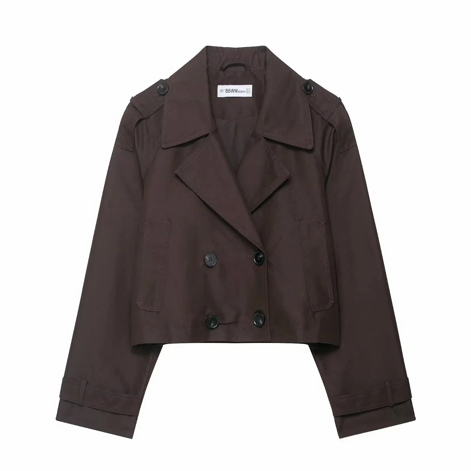 Heidi-Mode | Trenchcoat Damen - Doppelreihiges Design mit Funktionalen Taschen - Image 5