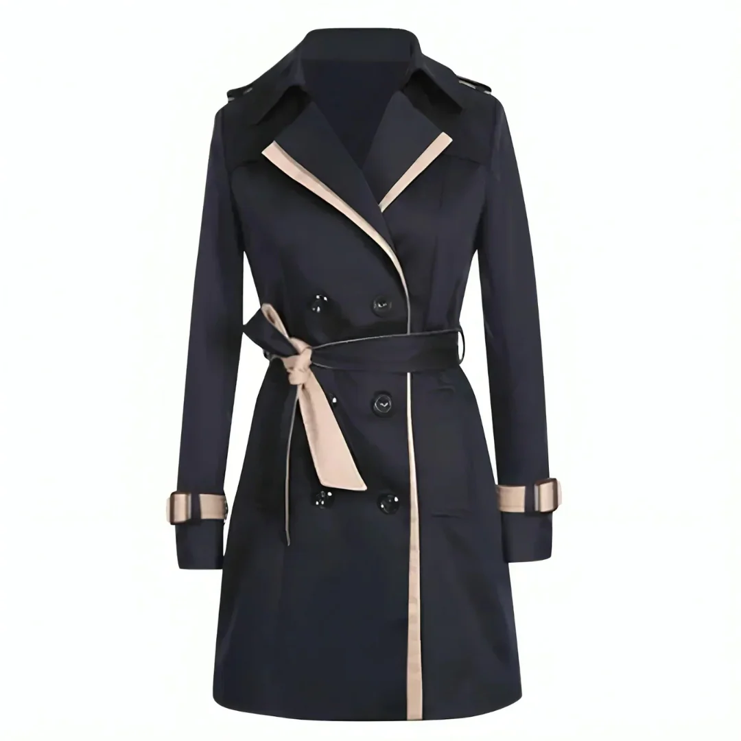 Heidi-Mode | Langer Trench-Mantel Locker für Frauen Stilvoll - Image 2