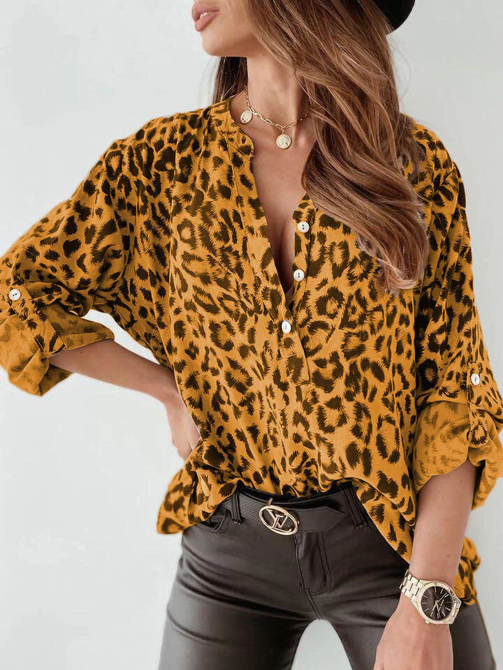 Heidi-Mode | Trendige Bluse Im Leo-Muster - Image 13