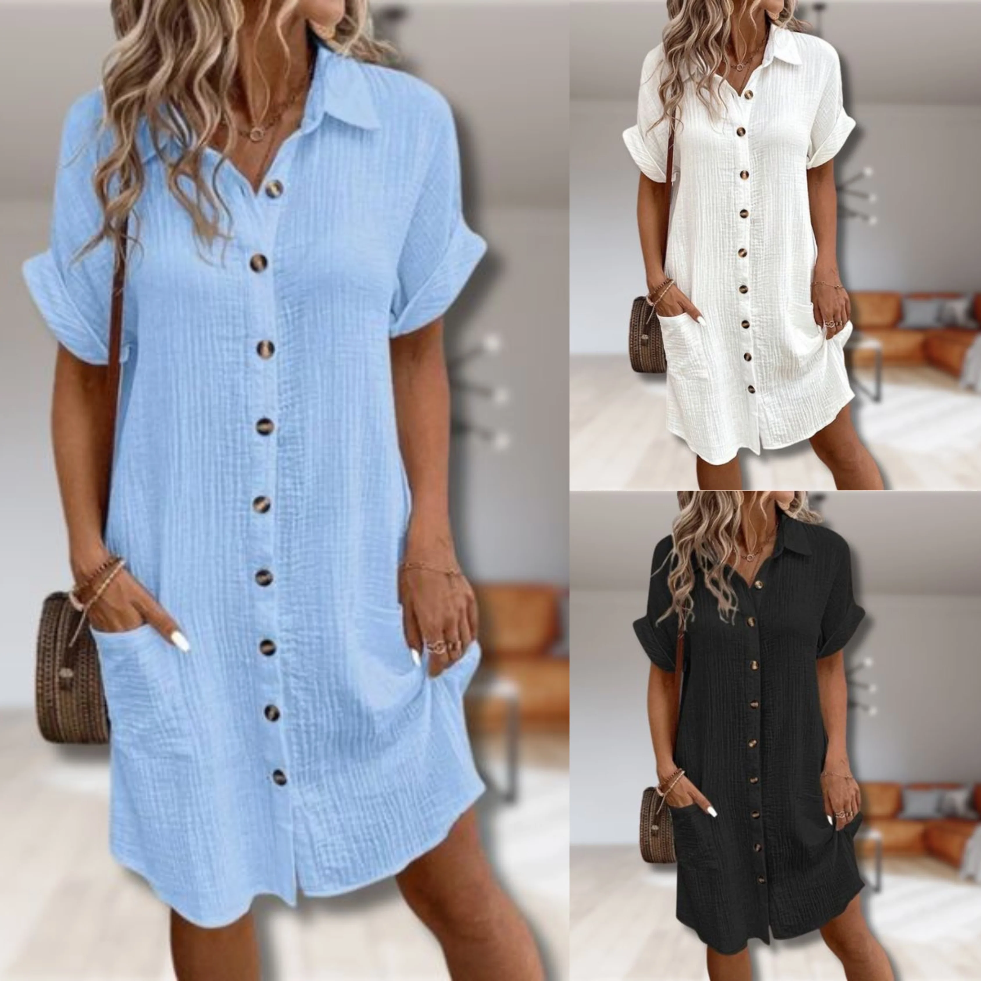 Heidi-Mode | Trendy Blusen Kleid