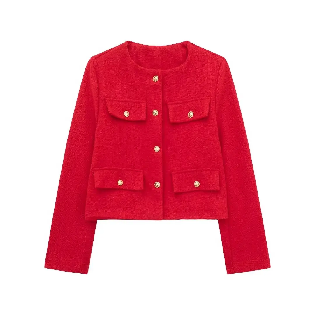 Heidi-Mode | Trendy Geknöpfter Kurzblazer - Image 3