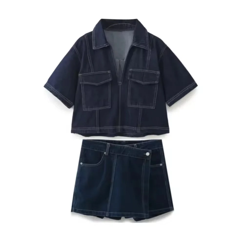 Heidi-Mode | Trendiges Denim Satz Urban Chic - Image 4