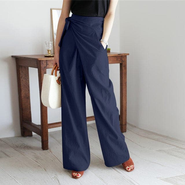 Heidi-Mode | Trendy Hohe Taillen Wickelhose - Image 5