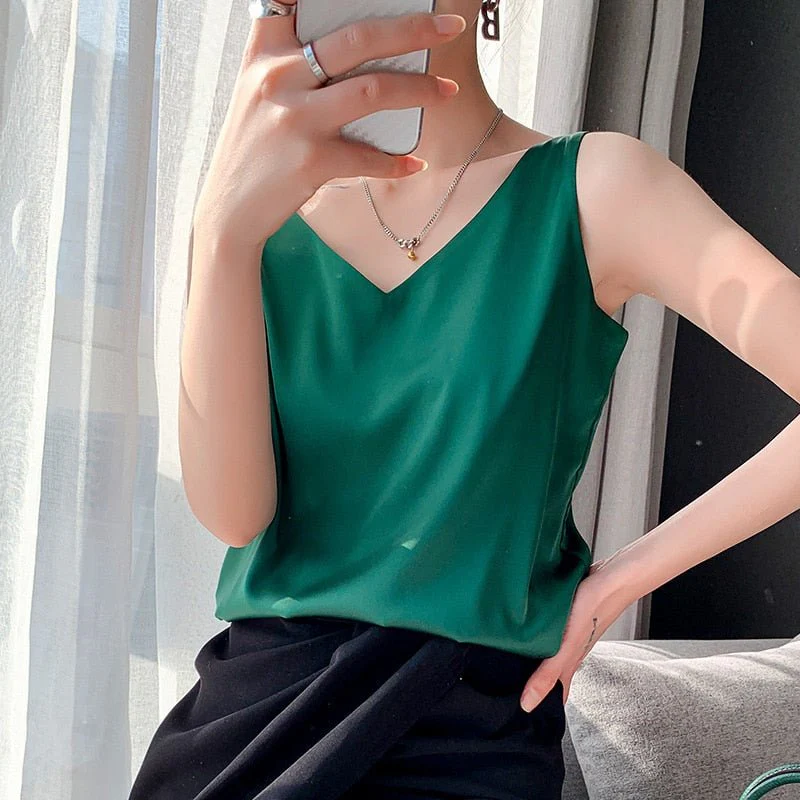 Heidi-Mode | Seidig Weiches Tanktop für Damen - Image 3