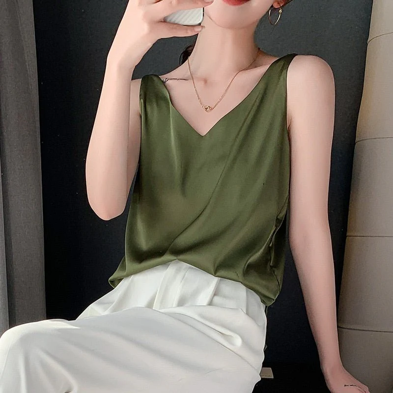 Heidi-Mode | Seidig Weiches Tanktop für Damen - Image 4
