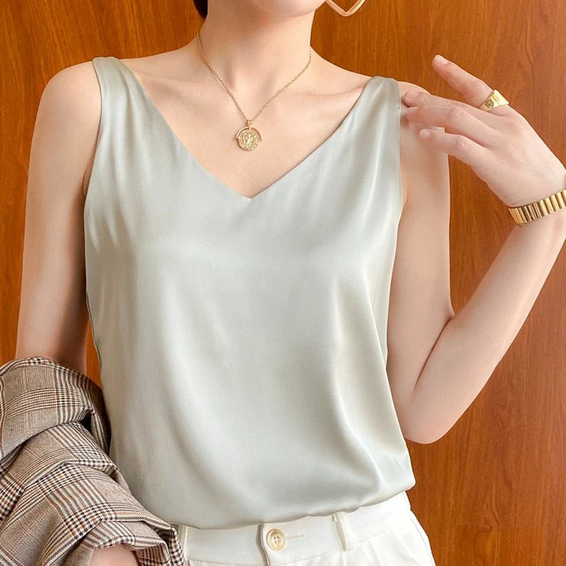 Heidi-Mode | Seidig Weiches Tanktop für Damen - Image 7