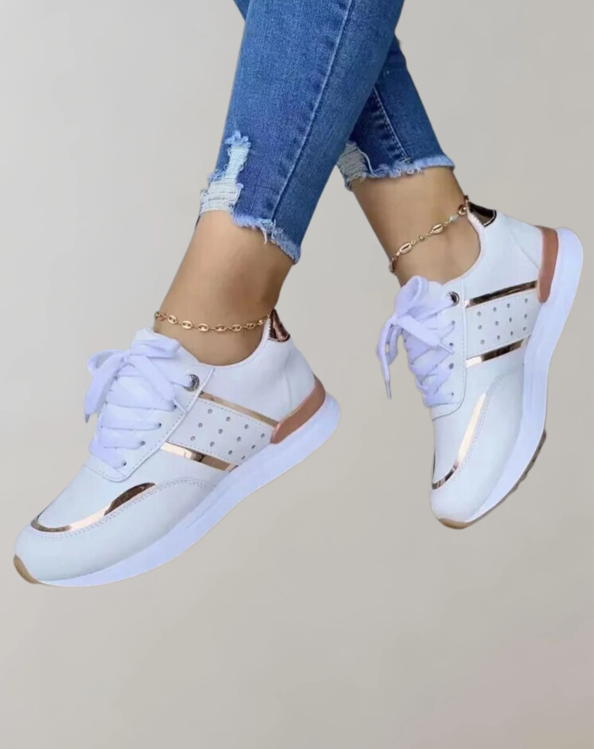 Heidi-Mode | Turnschuhe Schuhe Leder Patchwork - Image 3