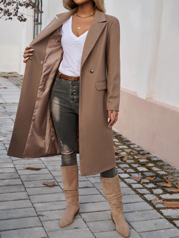 Heidi-Mode | Tweed Damenjacke mit Kapuze und Taschen - Image 2