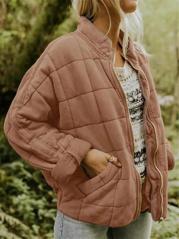 Heidi-Mode | Übergangsjacke Übergroße, Verdickte Jacke für Frauen - Image 18
