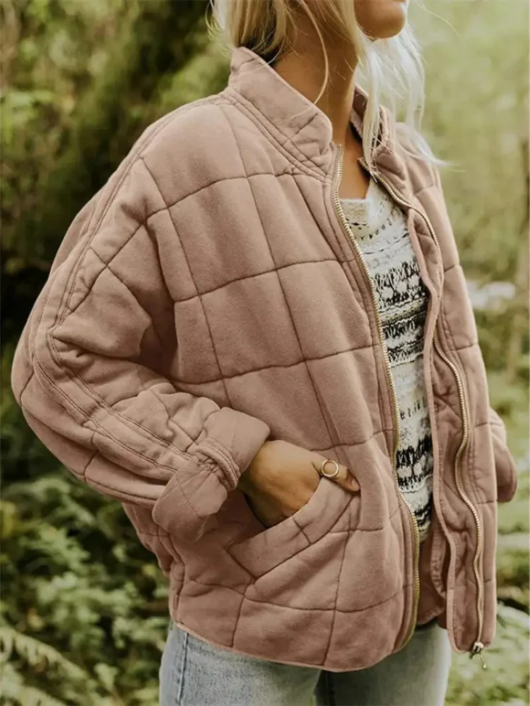 Heidi-Mode | Übergangsjacke Übergroße, Verdickte Jacke für Frauen - Image 22