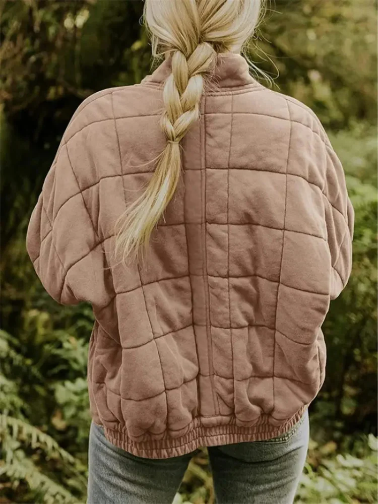 Heidi-Mode | Übergangsjacke Übergroße, Verdickte Jacke für Frauen - Image 9