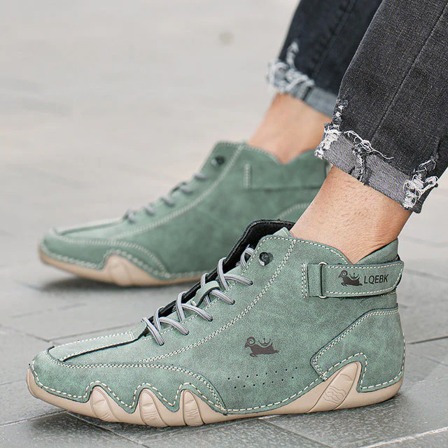 Heidi-Mode | Ultra-Bequemer Rutschfester Barfußschuh Aus Echtleder (Unisex)