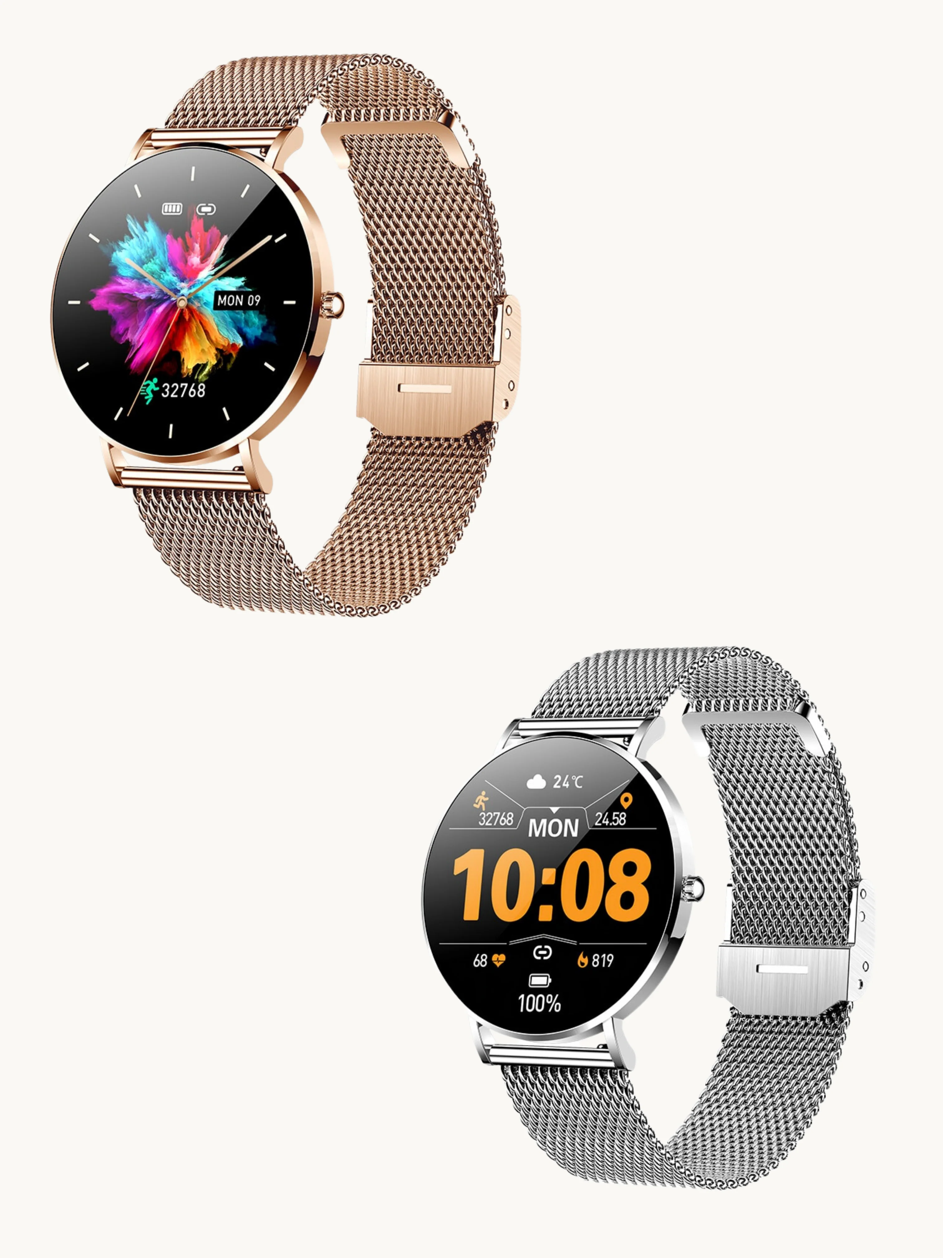 Heidi-Mode | Ultra Dünne Elegante Damen Smartwatch - Image 8