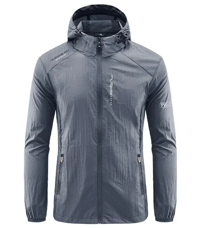 Heidi-Mode | Ultraleichte Wind und Sonnensichere Kapuzen Sommerjacke Herren - Image 4