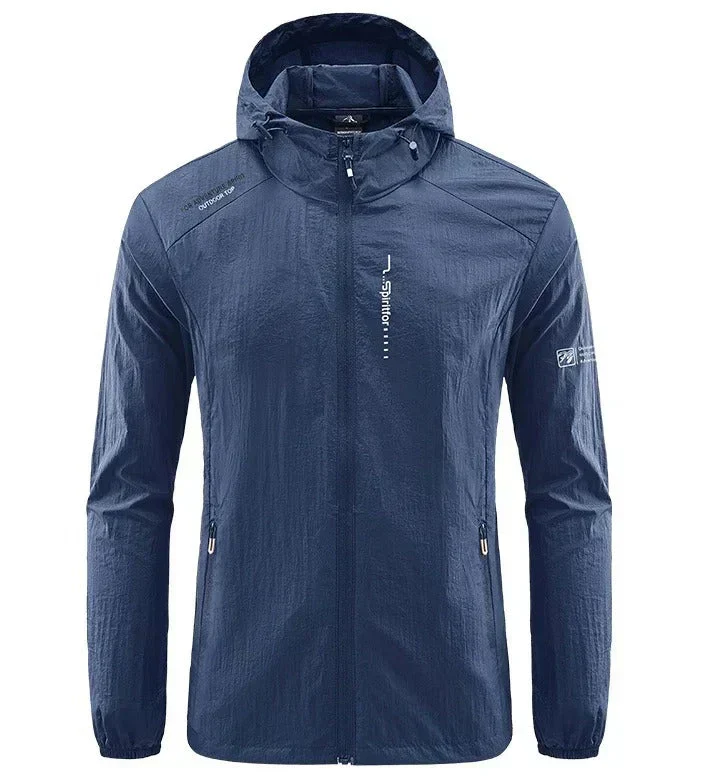 Heidi-Mode | Ultraleichte Wind und Sonnensichere Kapuzen Sommerjacke Herren - Image 5