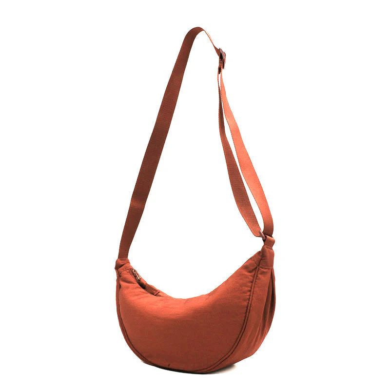 Heidi-Mode | Damenumhängetasche Half Moon mit Verstellbarem Riemen - Image 12