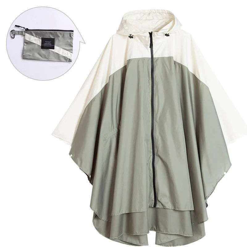 Heidi-Mode | Tragbare Unisex wasserdichte Poncho mit Kapuze - Image 4