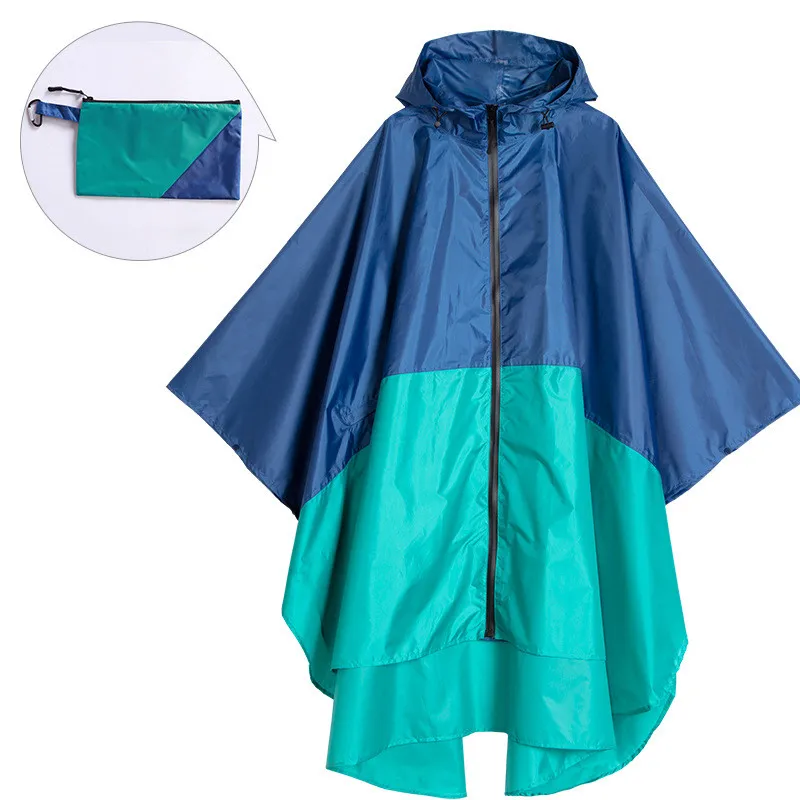Heidi-Mode | Tragbare Unisex wasserdichte Poncho mit Kapuze - Image 5