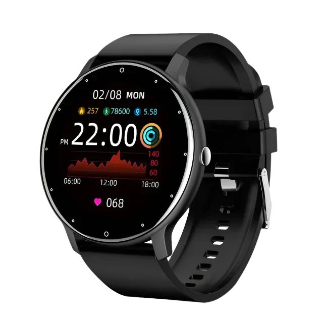 Heidi-Mode | Unisex Wasserdichte Smartwatch mit Fitness Tracker und Herzfrequenzmesser - Image 2