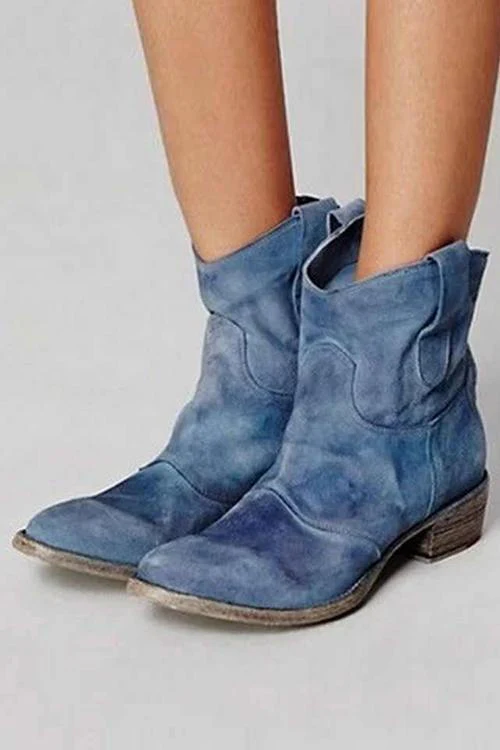 Heidi-Mode | Unterstützte Wildleder Stiefeletten - Image 6