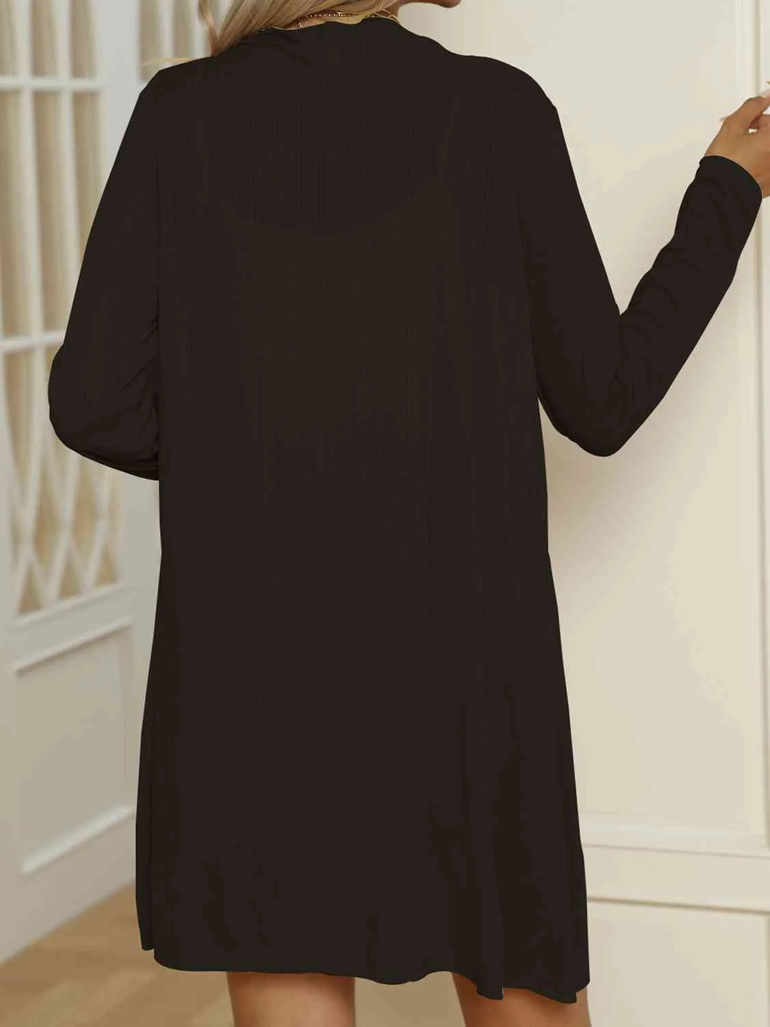 Heidi-Mode | V-Ausschnitt Knopf-Oben Langarm Cardigan - Image 6