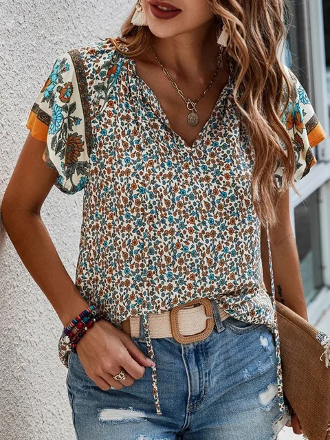 Heidi-Mode | V-Ausschnitt Lässiges Oberteil für Damen - Image 4