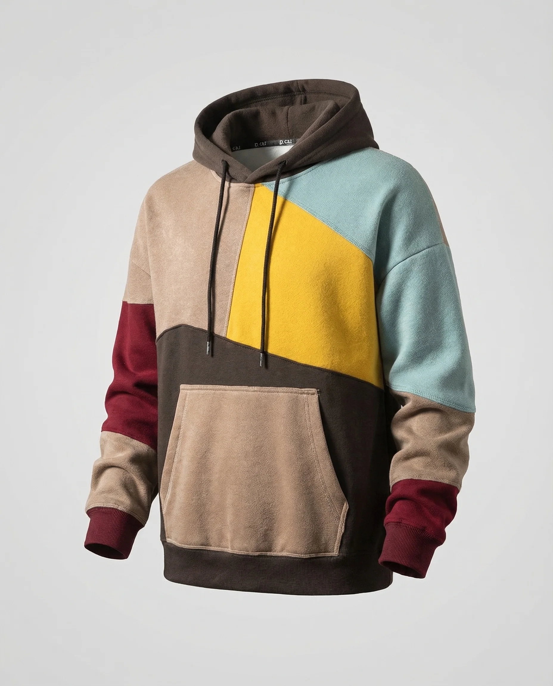 Unisex Vanguard Hoodie – Color-Block, Kapuze & Kängurutasche, Loose Fit | Heidi-Mode - Image 5