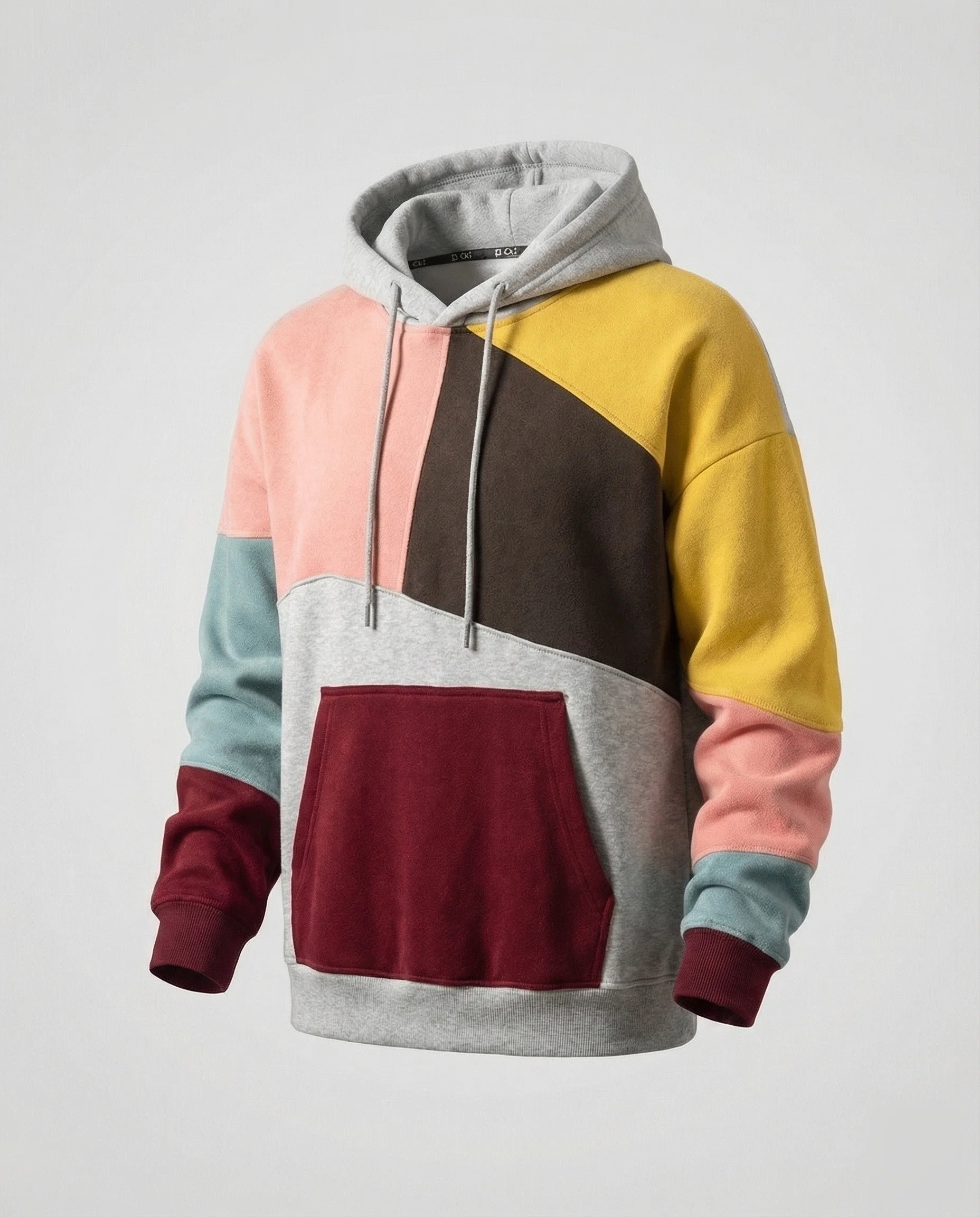 Unisex Vanguard Hoodie – Color-Block, Kapuze & Kängurutasche, Loose Fit | Heidi-Mode - Image 6