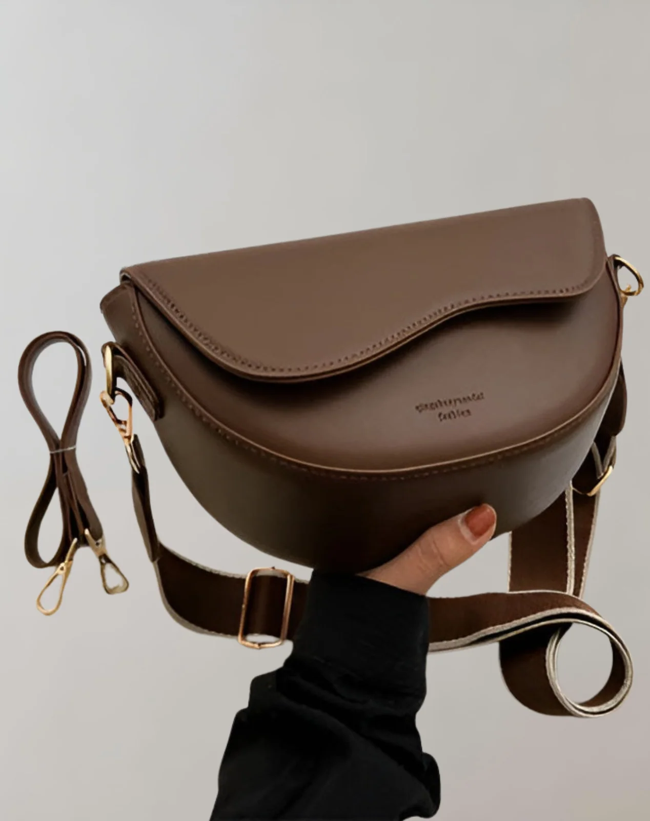Heidi-Mode | Veganer Leder Crossbody Bag Damen Modische Tasche - Image 11