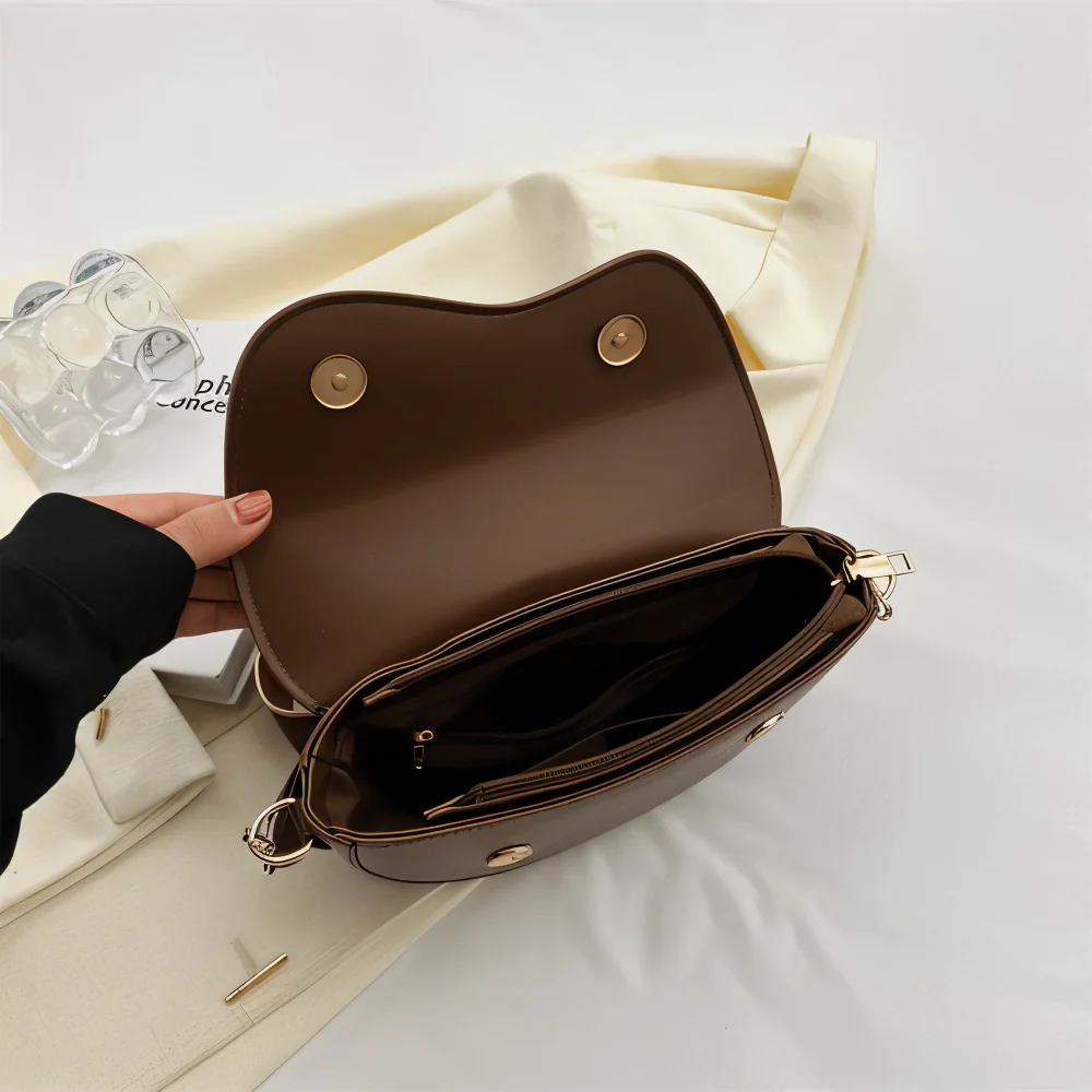 Heidi-Mode | Veganer Leder Crossbody Bag Damen Modische Tasche - Image 7