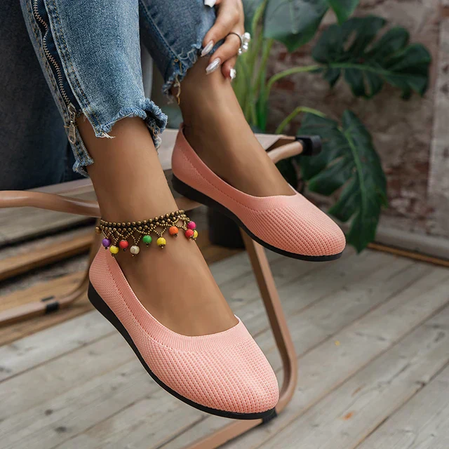 Heidi-Mode | Ballettschuhe Aus Strick für Frauen - Image 7