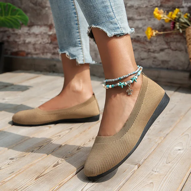 Heidi-Mode | Ballettschuhe Aus Strick für Frauen - Image 8