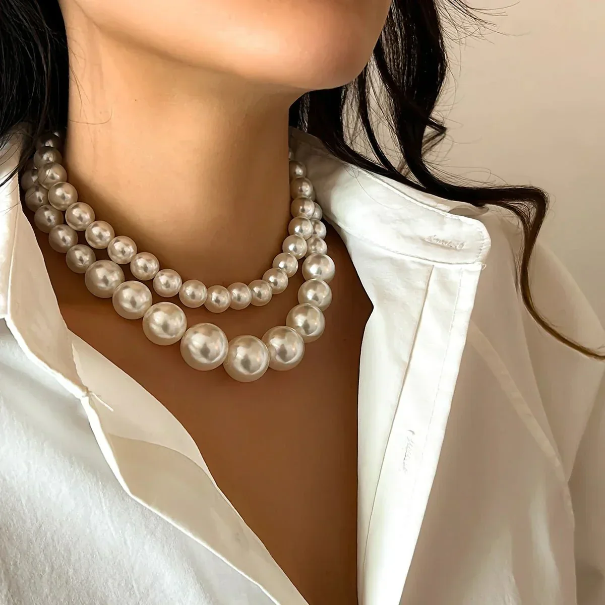 Heidi-Mode | Verziertes Double Layer Halsketten Satz für Damen - Image 4