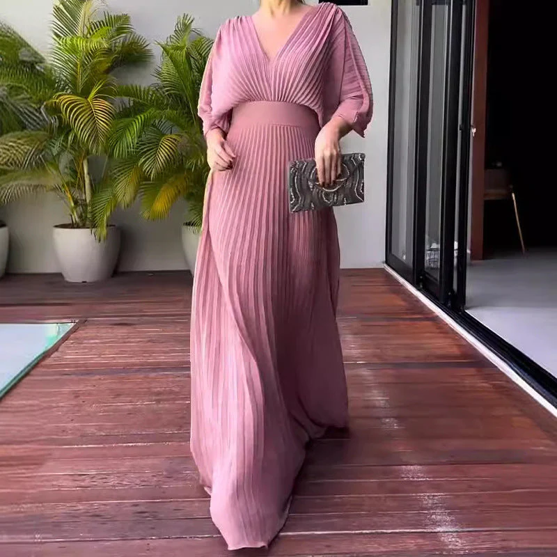 Heidi-Mode | Vibrantes Falten-Maxikleid - Image 10