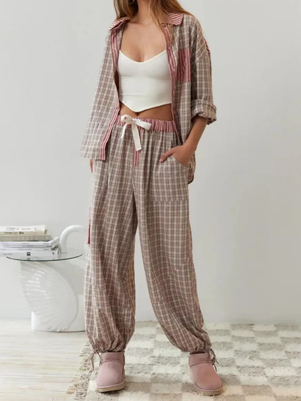 Heidi-Mode | 2-Teiliges Lässiges Pyjama-Set - Image 4