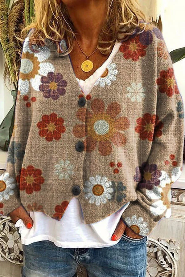 Heidi-Mode | Bedruckte Boho-Weste Im Vintage-Stil