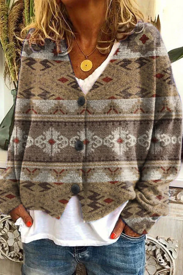 Heidi-Mode | Bedruckte Boho-Weste Im Vintage-Stil - Image 3