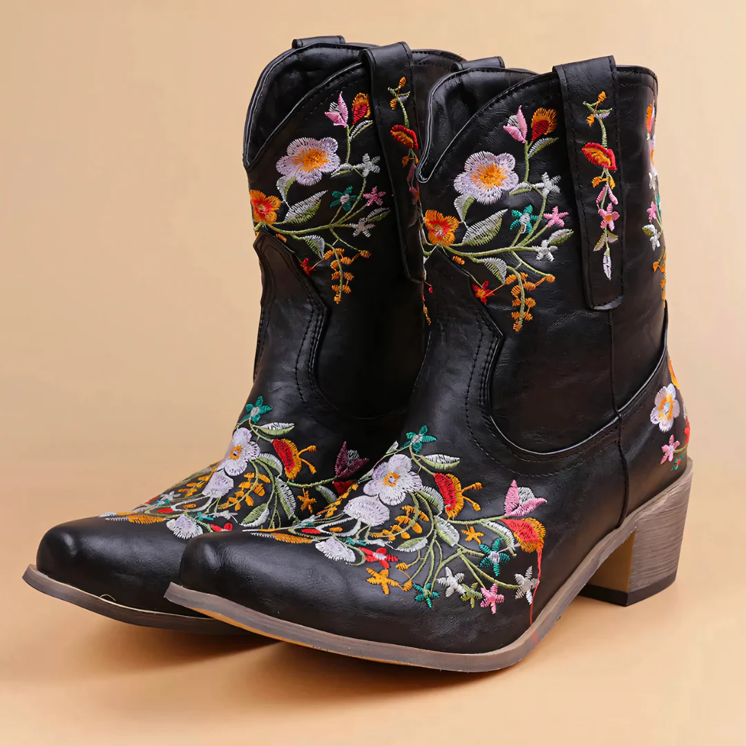Heidi-Mode | Wasserdichte Vintage Cowgirl-Stiefel - Image 3