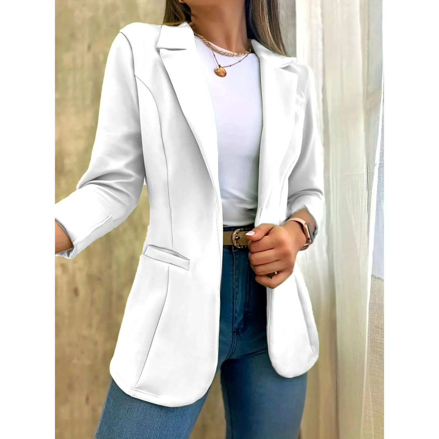 Heidi-Mode | Vintage-Damenblazer Ohne Schnalle - Image 3