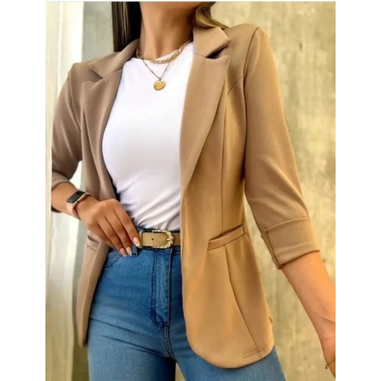 Heidi-Mode | Vintage-Damenblazer Ohne Schnalle - Image 6